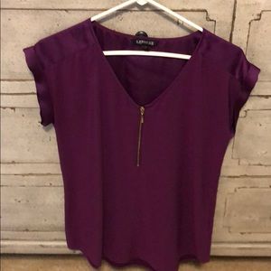 Express purple blouse